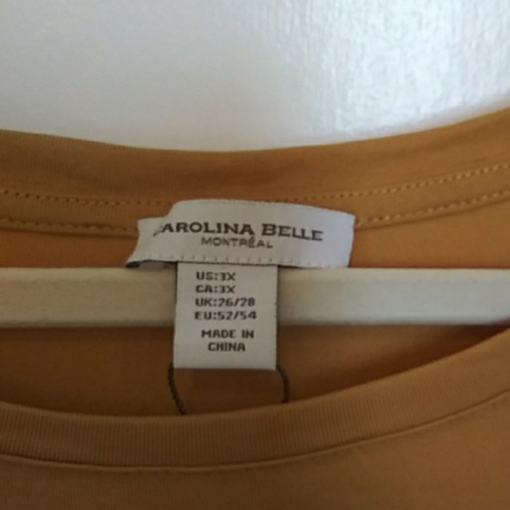 Mustard yellow soft blouse - Picture 2 of 3